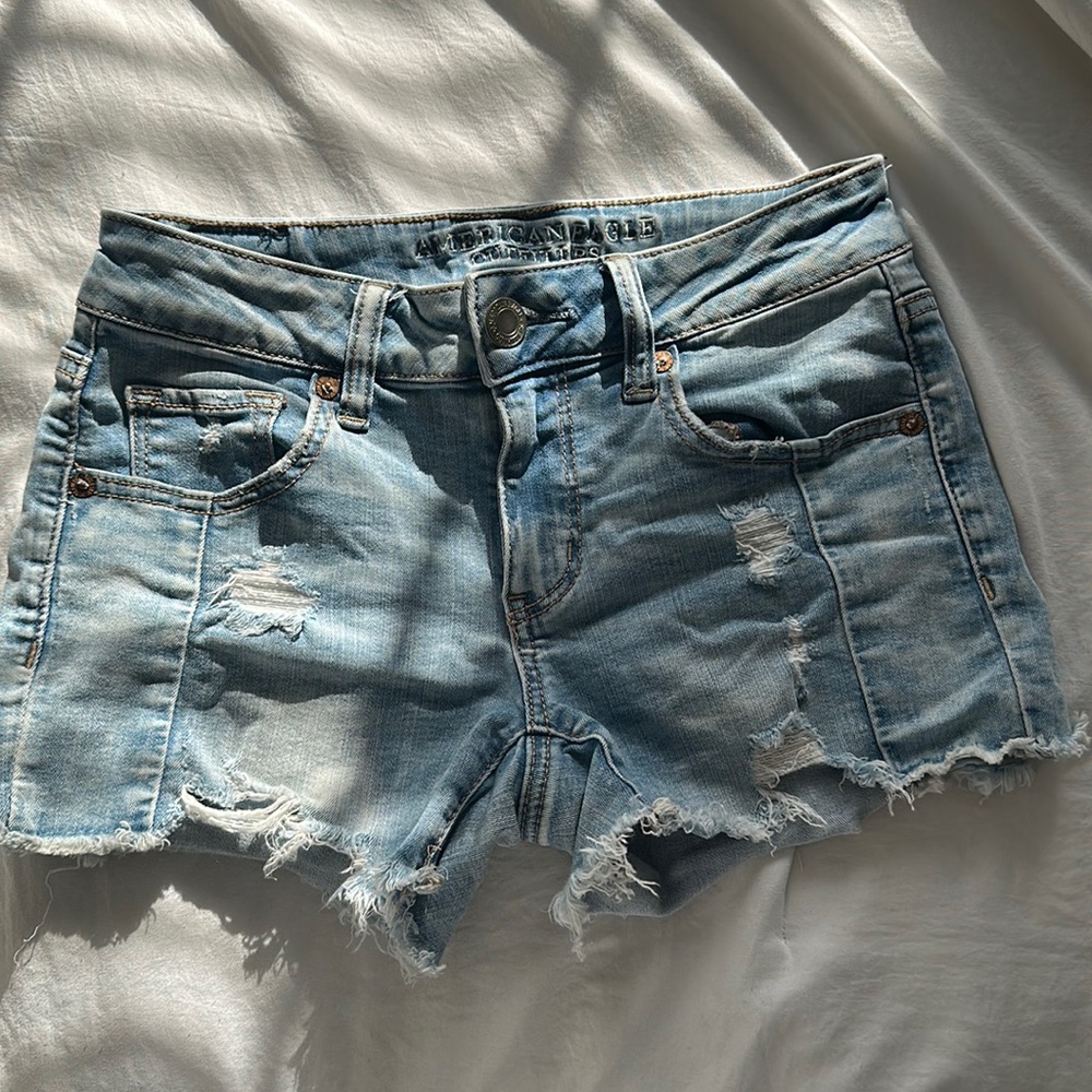 American eagle jean shorts